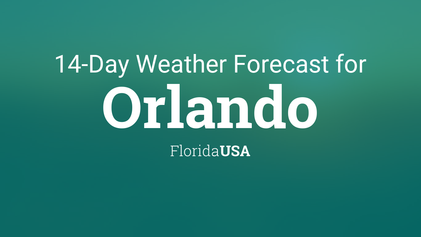 Orlando, Florida, USA 14 day weather forecast